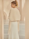 Echarpe de mariée avec tricot doux