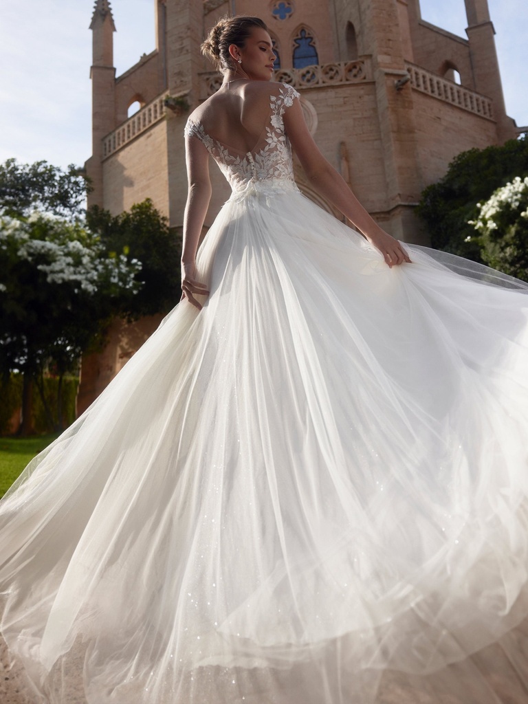 Top de mariée sans manches en dentelle de haute qualité 