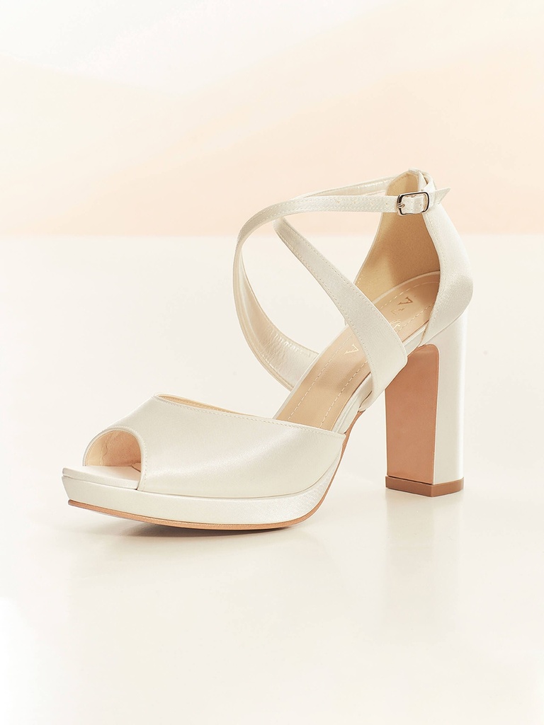 Chaussures de mariée avec talon de 10,5 cm 