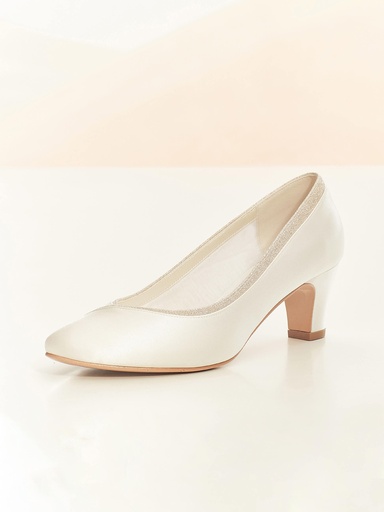 [EBBA] Chaussures de mariée avec talon de 6 cm 