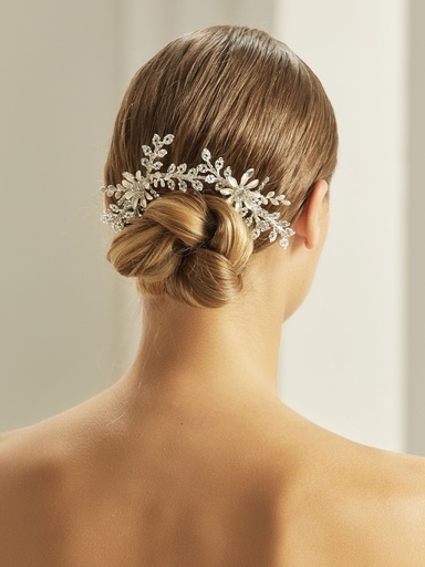 [2137] Peigne de chignon avec cristaux 