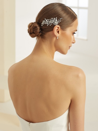 [395] Bijoux de tête en cristaux et perles